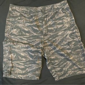 Vans Gray Camouflage Cargo Shorts